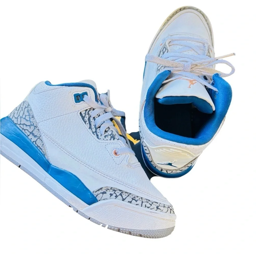 Air Jordan 3 Retro Washington Wizards  PS Youth Sneakers